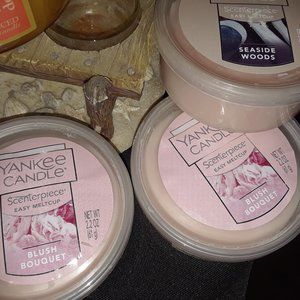 Yankee candle  Scenterpiece Wax melts  Blush Bouquet. Set of 2